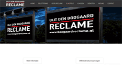 Desktop Screenshot of boogaardreclame.nl